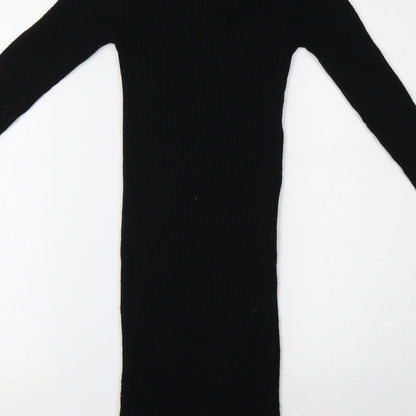 Body Flirt Womens Black  Knit Bodycon  Size S