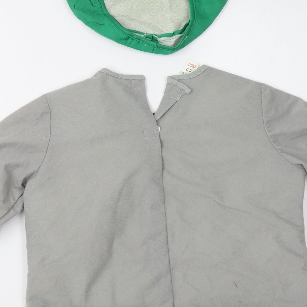 Matalan Boys Grey   Pullover Sweatshirt Size 9-10 Years  - Halloween - with hat