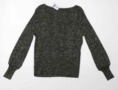 Womens UK Size M Marks and Spencer Gold Pullover Sweatshirt