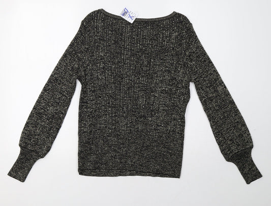 Womens UK Size M Marks and Spencer Gold Pullover Sweatshirt