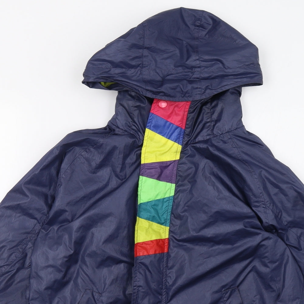 George Womens Blue   Windbreaker Coat Size 4