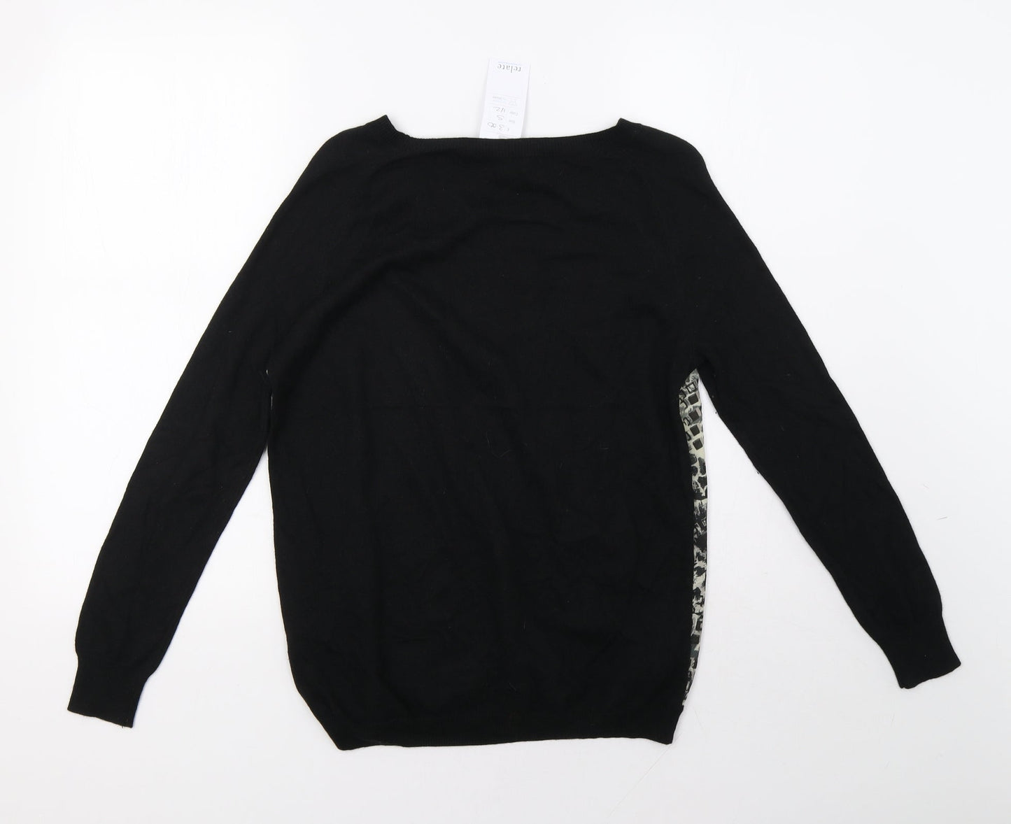 Womens UK Size 6 Marks and Spencer Black Pullover Sweatshirt
