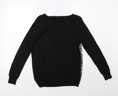 Womens UK Size 6 Marks and Spencer Black Pullover Sweatshirt