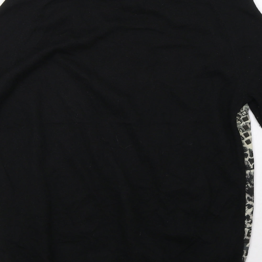Womens UK Size 6 Marks and Spencer Black Pullover Sweatshirt