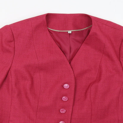 Womens UK Size 14 EWM Pink Jacket