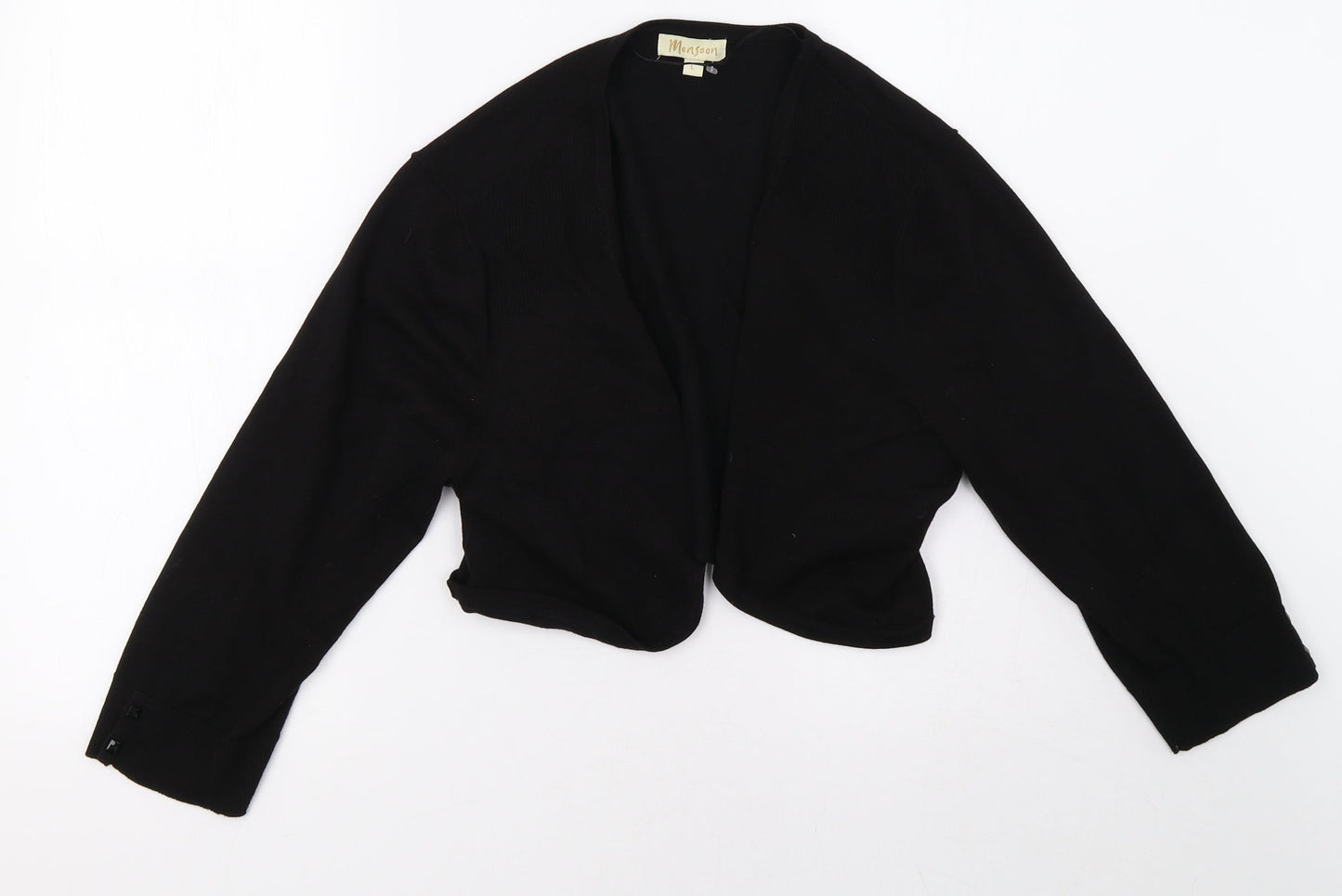 Monsoon Womens Black   Cardigan Jumper Size L
