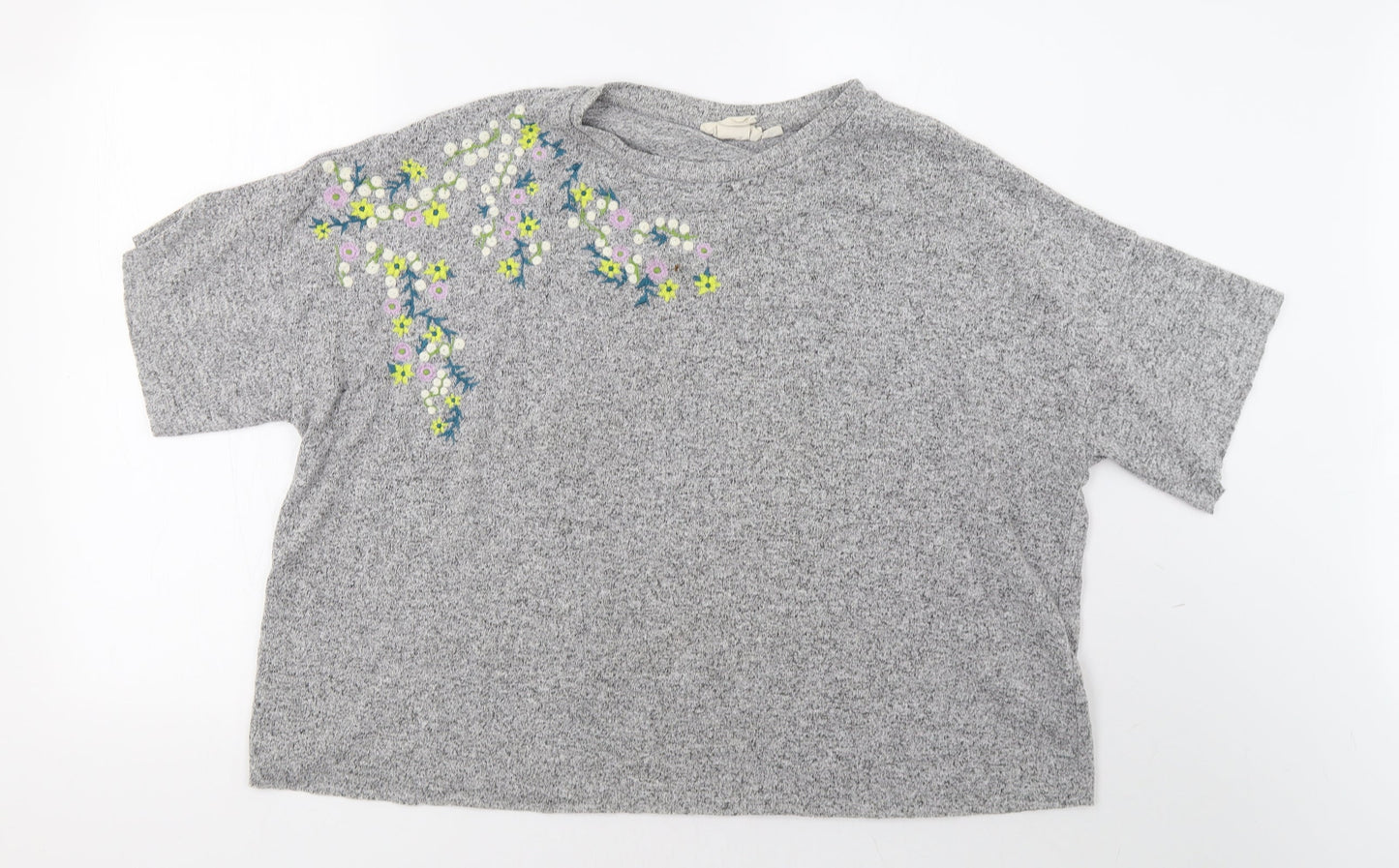 H&M Womens Grey   Pullover Sweatshirt Size L