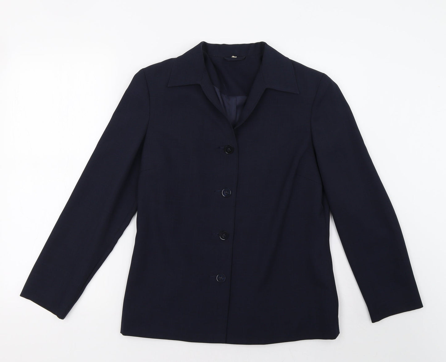 Womens UK Size 10 Preworn Regular Blue Blazer