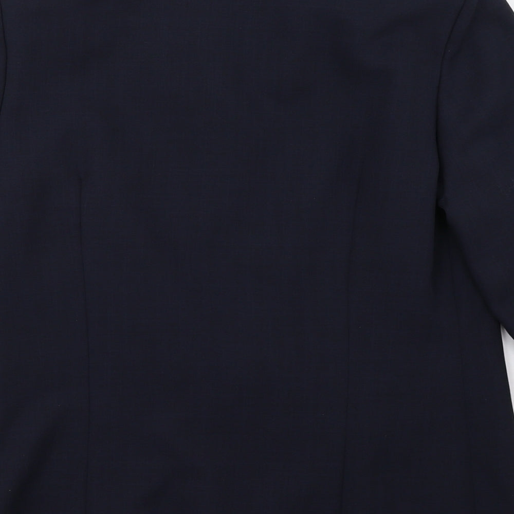 Womens UK Size 10 Preworn Regular Blue Blazer