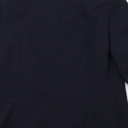 Womens UK Size 10 Preworn Regular Blue Blazer