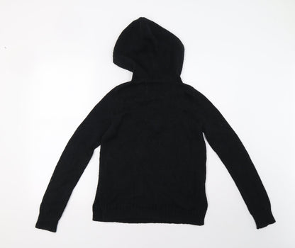 Hollister Womens Black   Pullover Hoodie Size XS