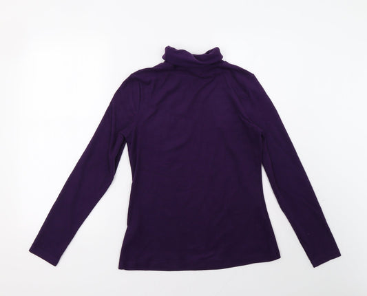 ESMARA Womens Purple   Pullover Sweatshirt Size S