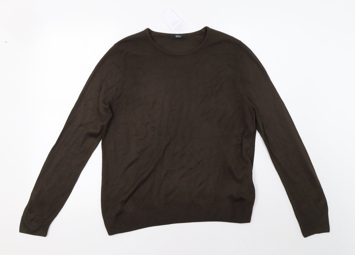 Womens UK Size 14 Marks and Spencer Brown Pullover Sweatshirt