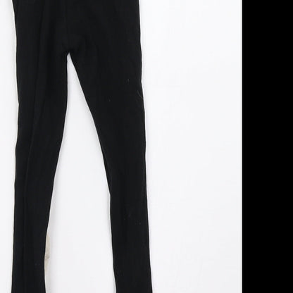 George Girls Black    Trousers Size 7-8 Years