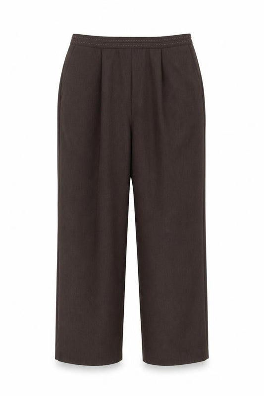 Womens UK Size 14 BM Regular Fit  Brown Trousers