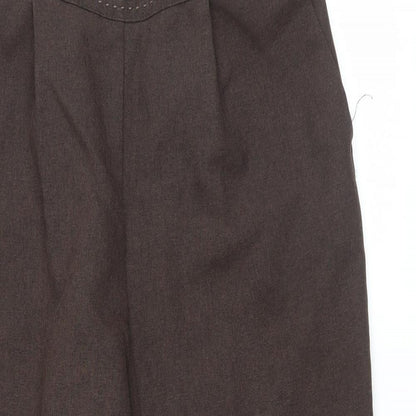 BM Womens Brown   Trousers  Size 14 L24.5 in