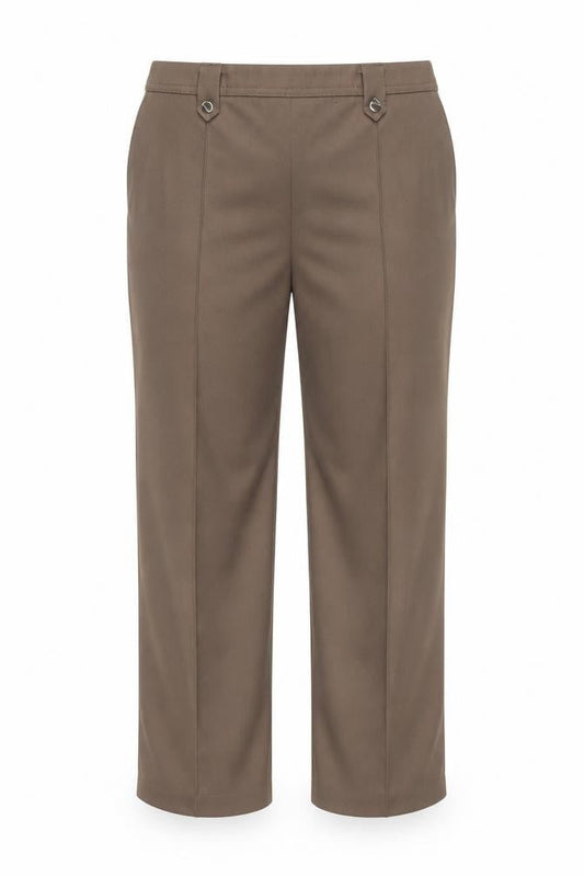 Womens UK Size 14 BM Regular Fit  Brown Trousers