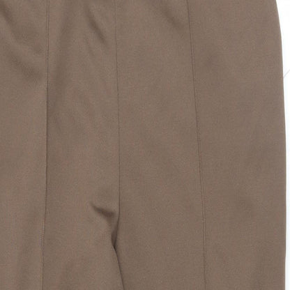 Womens UK Size 14 BM Regular Fit  Brown Trousers