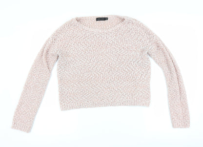 Womens UK Size 12 New Look Pink Pullover Jumper