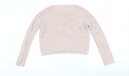 Womens UK Size 12 New Look Pink Pullover Jumper