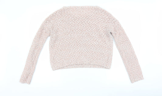 Womens UK Size 12 New Look Pink Pullover Jumper