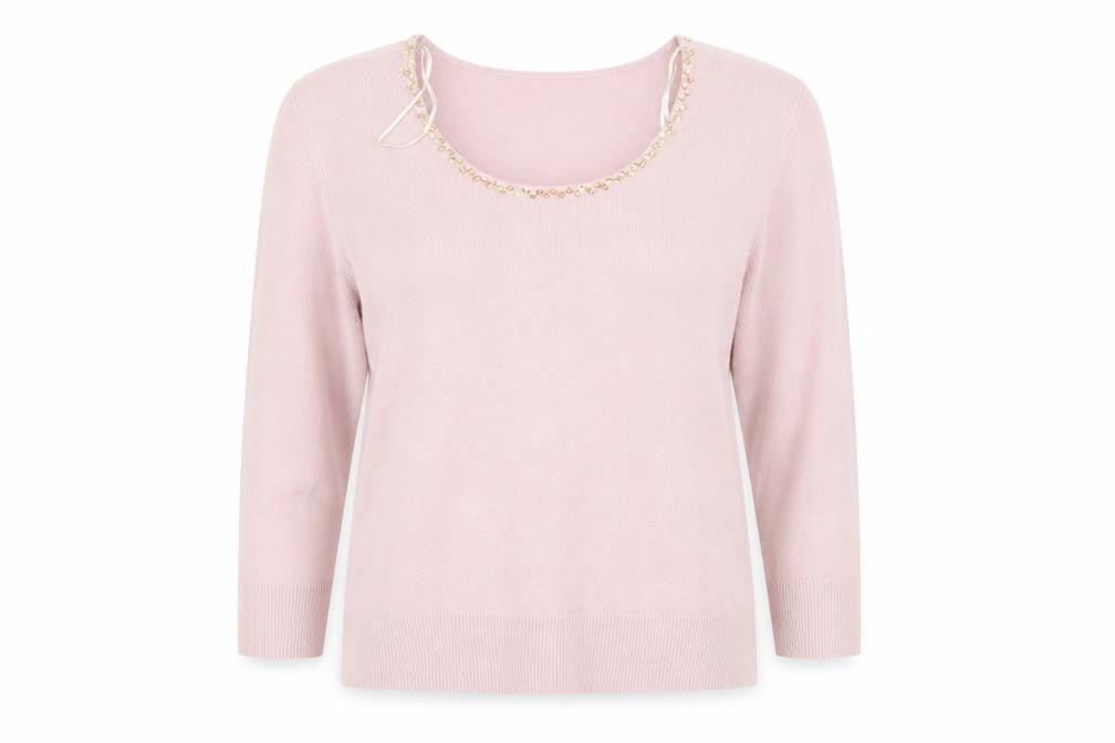 Bonmarché Womens Pink Pullover Jumper Size XL