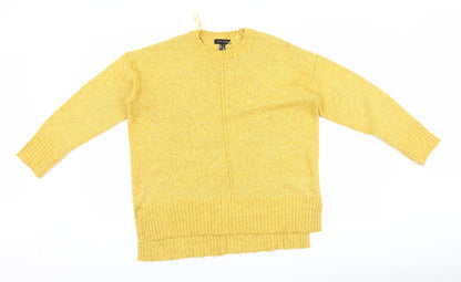 Womens UK Size S New Look Yellow Pullover Jumper