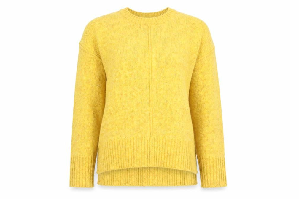 Womens UK Size S New Look Yellow Pullover Jumper