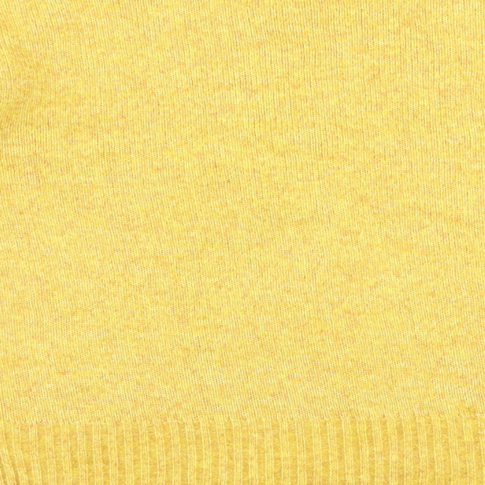 Womens UK Size S New Look Yellow Pullover Jumper