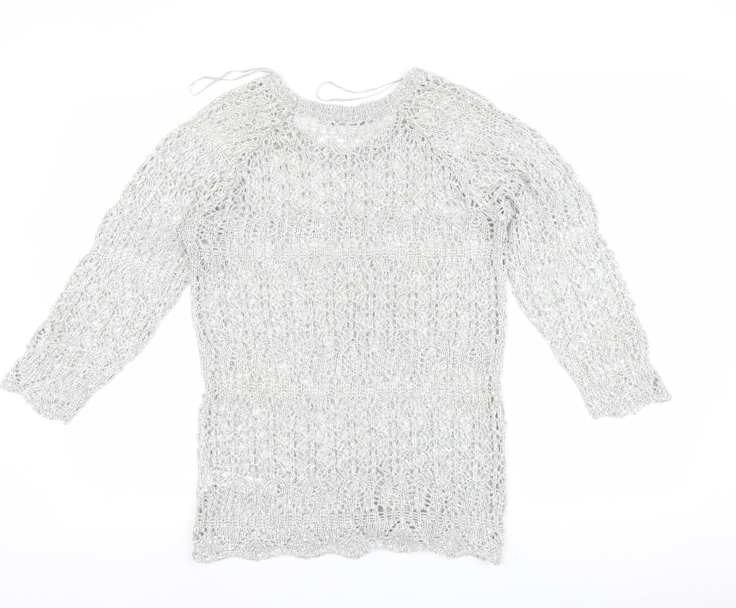 George Womens Silver   Pullover Jumper Size 10