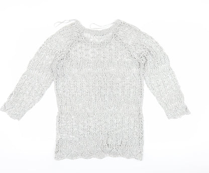 George Womens Silver   Pullover Jumper Size 10