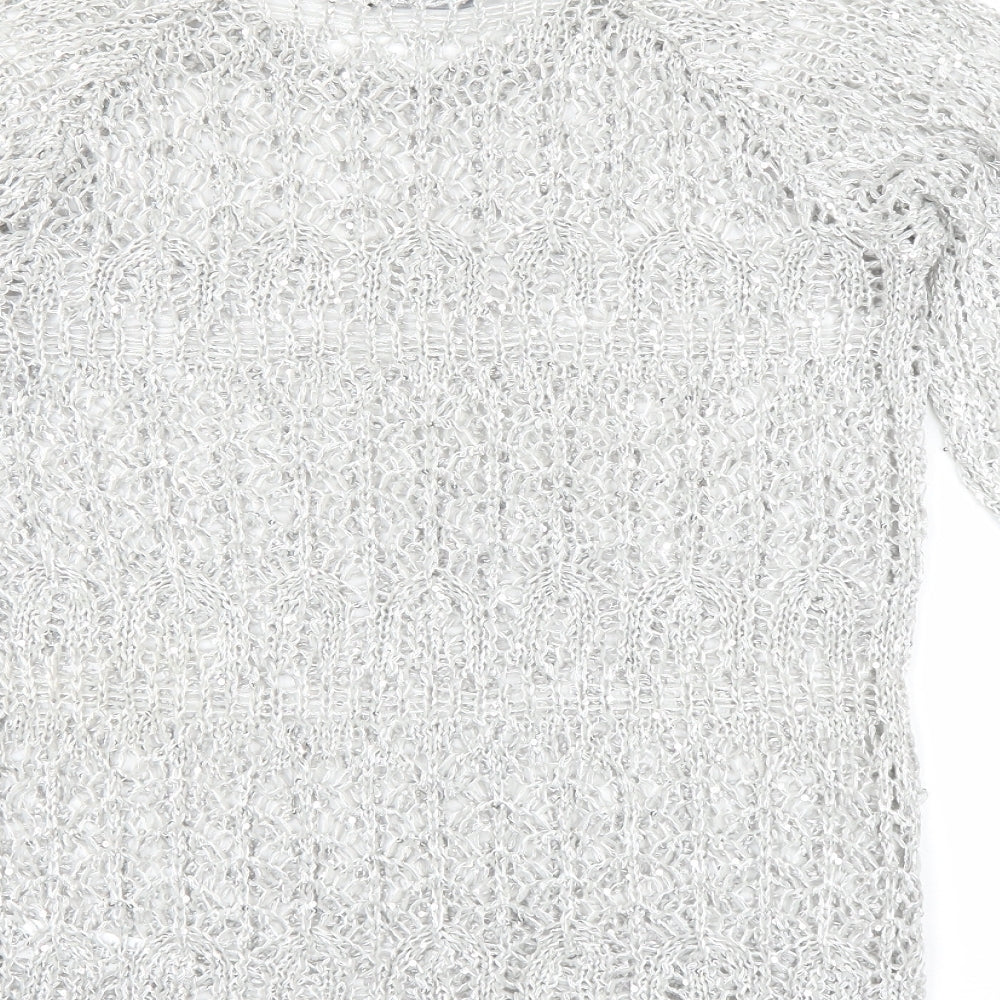 George Womens Silver   Pullover Jumper Size 10