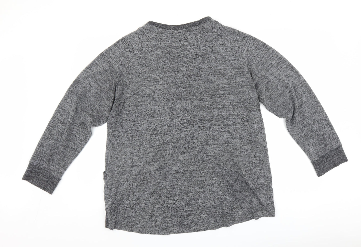 Womens UK Size L Preworn Grey Pullover Jumper