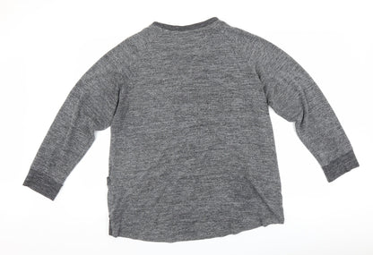 Womens UK Size L Preworn Grey Pullover Jumper