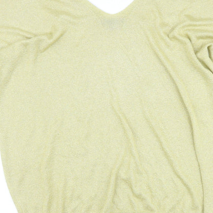 Womens UK Size 18 NEXT Gold Pullover Jumper