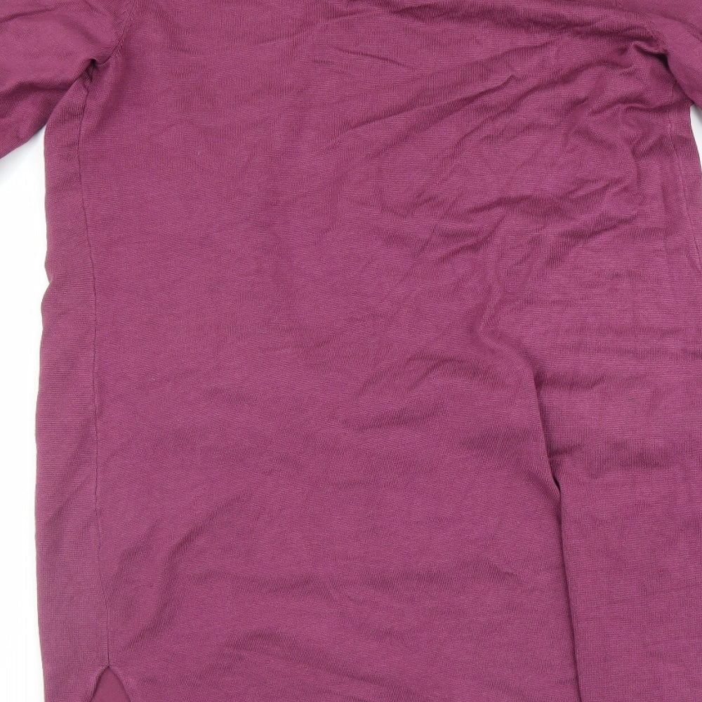 Womens UK Size 12 Michele Hope Purple Cardigan Jumper