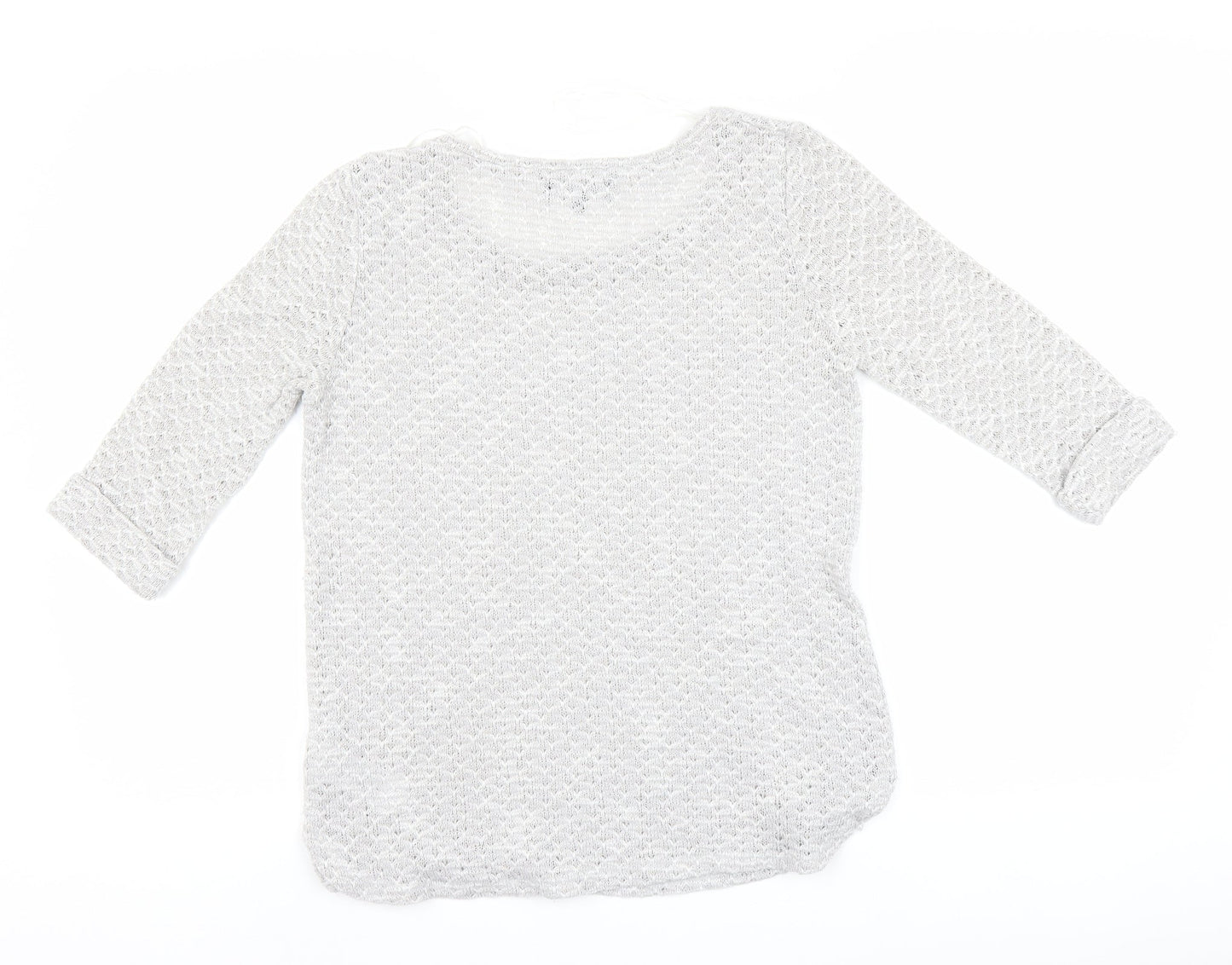 Womens UK Size 8 New Look Grey Pullover Jumper