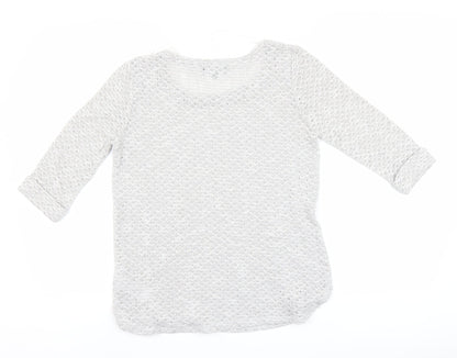 Womens UK Size 8 New Look Grey Pullover Jumper