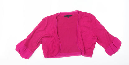 Coast Womens Pink   Cardigan Jumper Size M