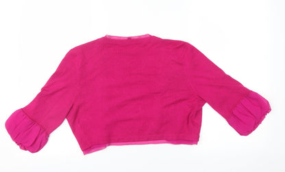 Coast Womens Pink   Cardigan Jumper Size M
