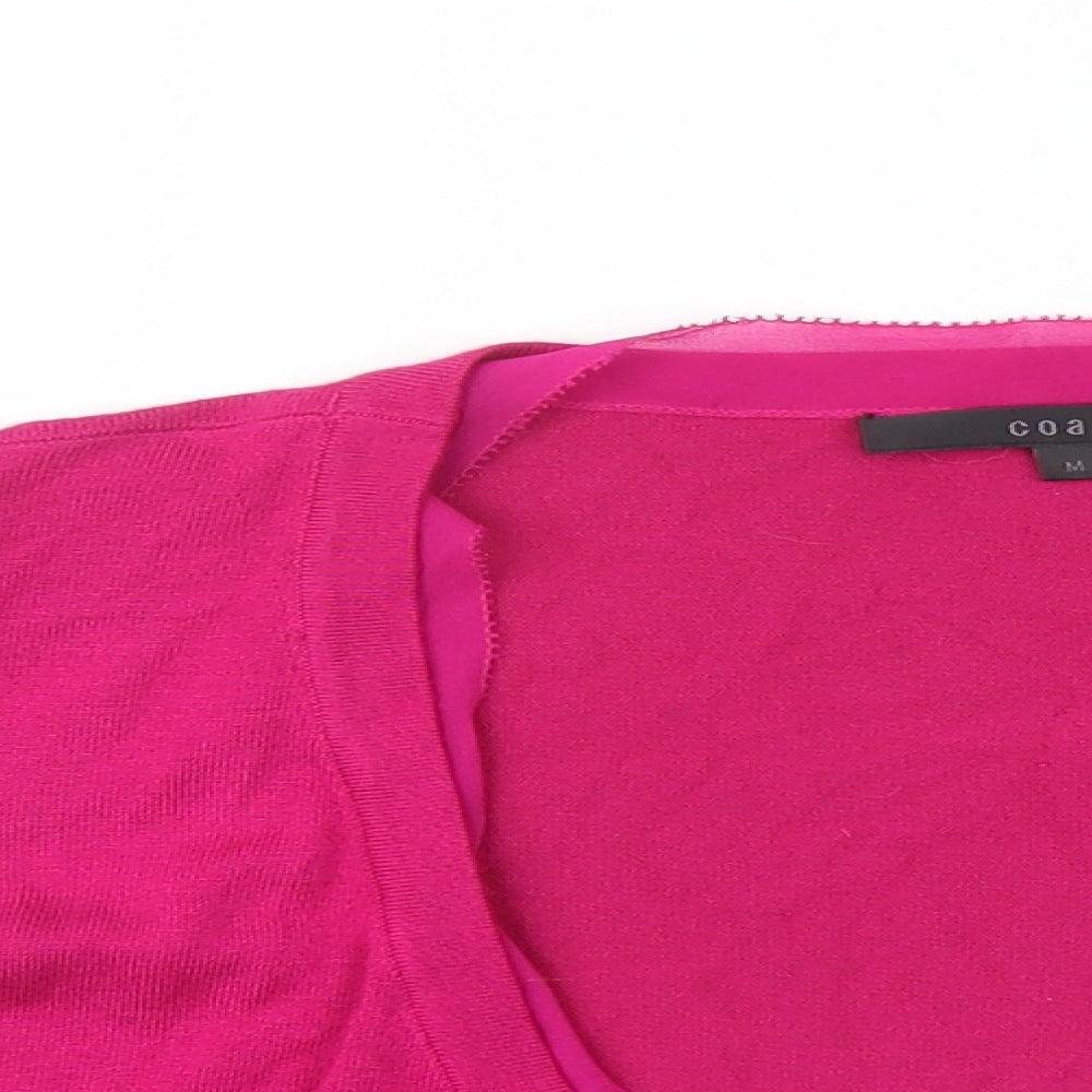 Coast Womens Pink   Cardigan Jumper Size M