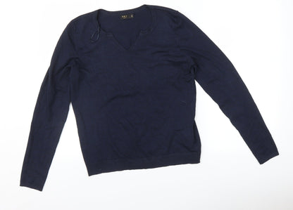 987 Womens Blue   Pullover Jumper Size M