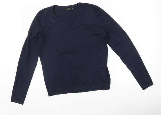 987 Womens Blue   Pullover Jumper Size M
