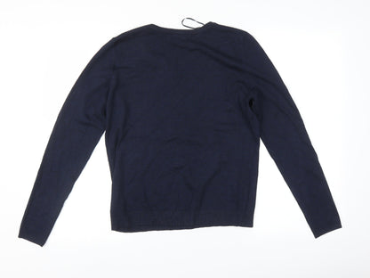 987 Womens Blue   Pullover Jumper Size M
