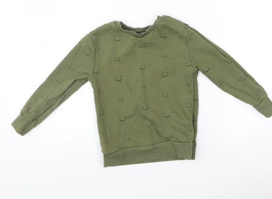 George Boys Green   Pullover Sweatshirt Size 3-4 Years