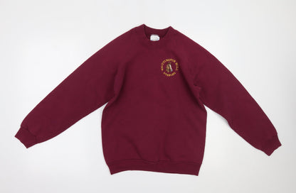 Fruit of the Loom Womens Purple   Pullover Jumper Size S