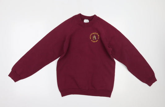 Fruit of the Loom Womens Purple   Pullover Jumper Size S