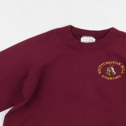 Fruit of the Loom Womens Purple   Pullover Jumper Size S