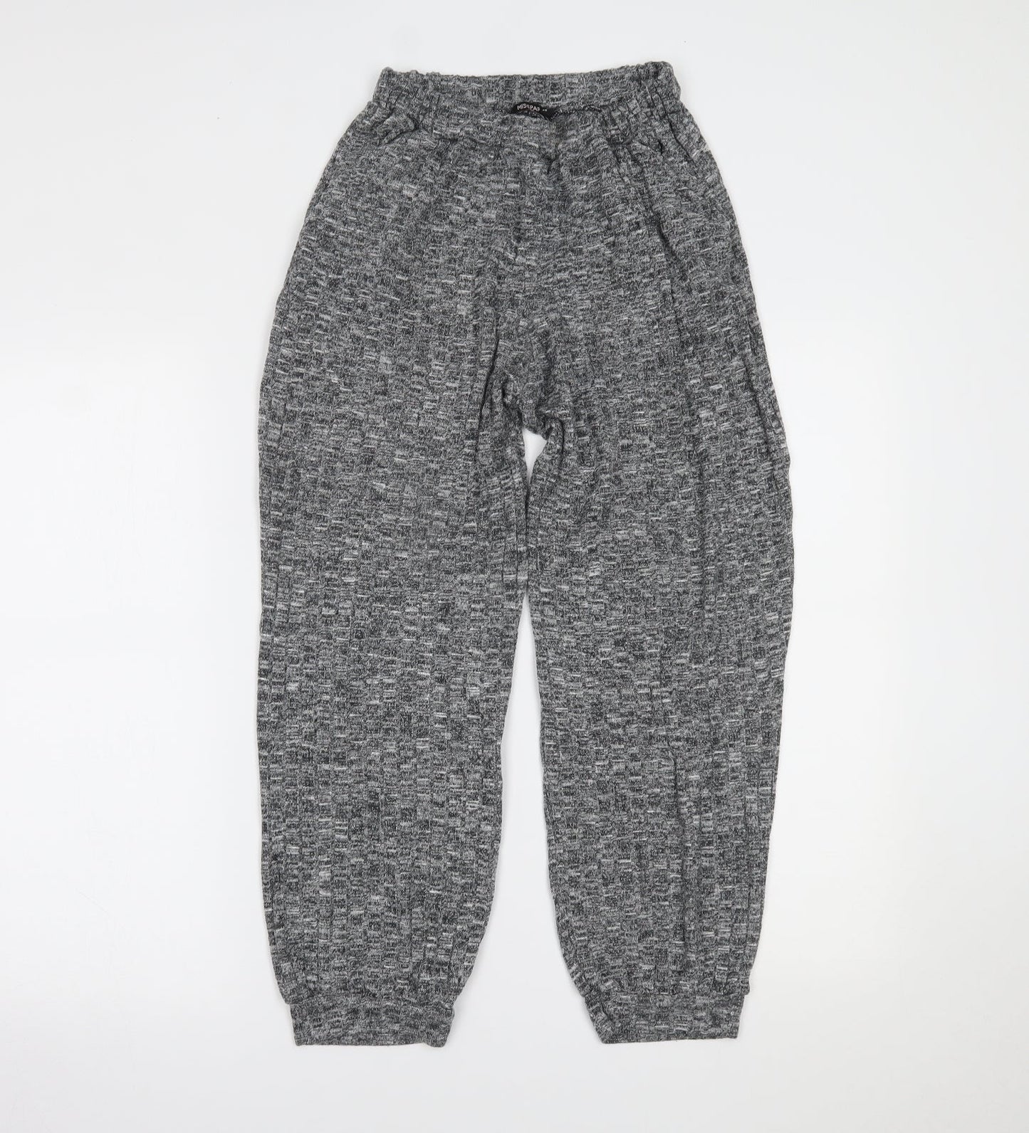 Womens UK Size 12 Misspap Regular Fit  Grey Trousers