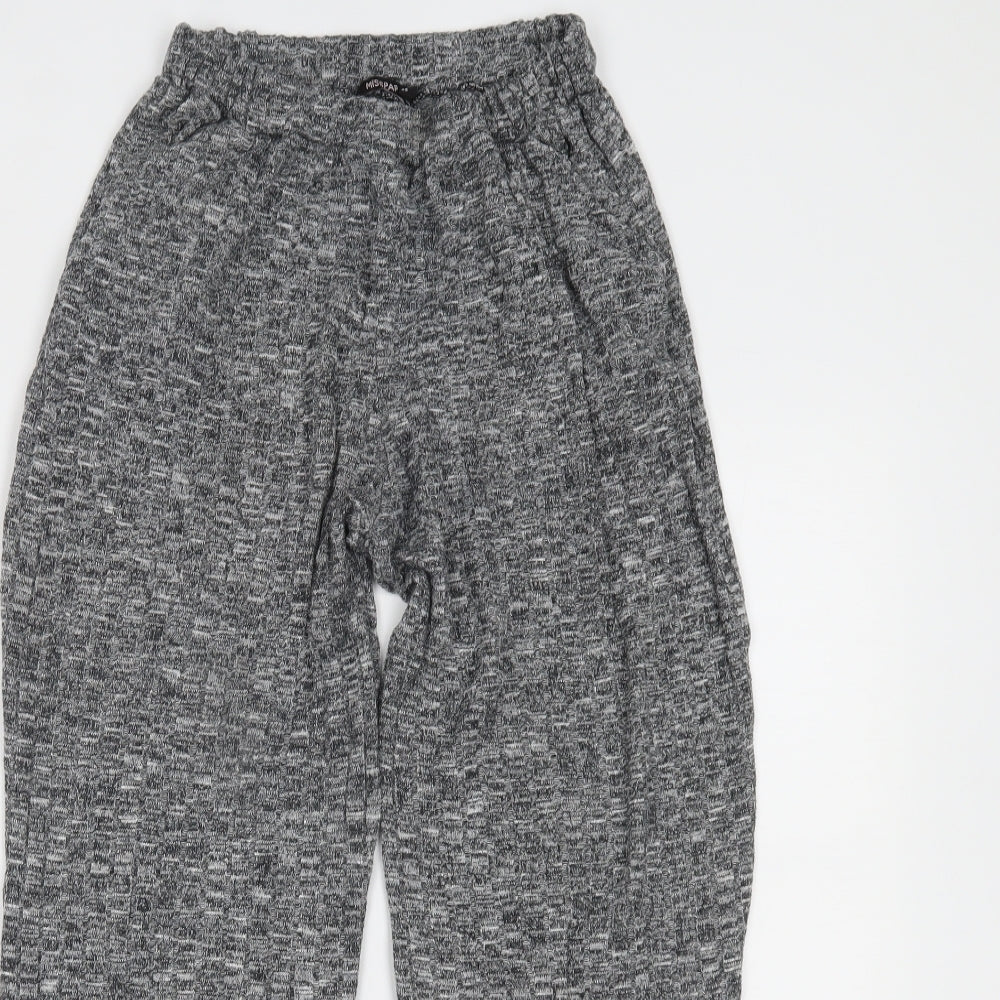 Womens UK Size 12 Misspap Regular Fit  Grey Trousers